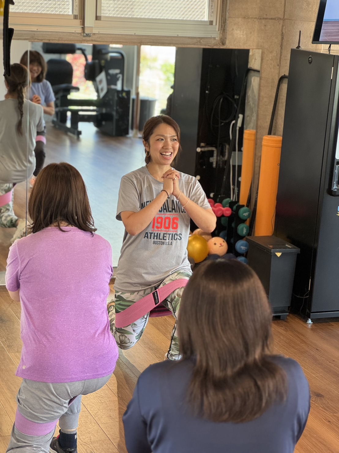 べるフィットで運動に取り組む様子